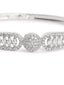 American Diamond Glowy Sphere Silver Bracelet