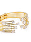 American Diamond Front Openable Cocktail Bracelet