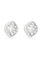 Diamond Cut Stud Earrings