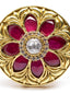Rajwada Kundan Adjustable Ring