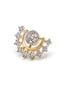 Taesha American Diamond Pendant Set with Attached Chain