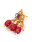 22K Gold Plated Noorani Choker Necklace Set
