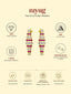 Gem Pop Baguette Diamond Ruby Dangler Earrings