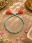 Nuyug Minimal Gold Bead Bhai Rakhi