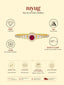 Nuyug Ruby diamond diva bracelet