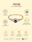 Nuyug Kasturi Sapphire Oval Zircon Diamond Bracelet