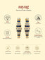 Prism Party Baguette Diamond Blue Dangler Earrings