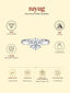 Saisha Solitaire Silver Ring- 8mm