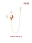 22K Gold Plated Meenakari Bloom Kundan Nath