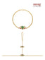 Nuyug Lotus Bhaiya Bhabhi Rakhi Set