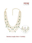 22K Gold-Plated Multiple Pearl Strings Layered Necklace