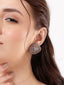 Rhodium Plated Aura Stud Earrings