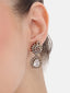 Starry Swirl Zircon Drop Earrings