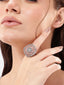 Rhodium Plated Aura Ring