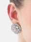 American Diamond Floral Oversize Studs