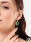22K Gold Plated Fern Radiance Contemporary Drop Earrings