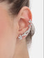Rhodium Plated American Diamond Earcuffs