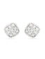 Diamond Cut Stud Earrings