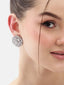 American Diamond Floral Oversize Studs