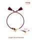 Nuyug Nuyug Rudraksha Floral Lumba Rakhi