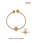 Nuyug Royal Clover Kundan Rakhi