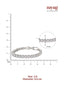 Nuyug Oval Solitaire Diamond Silver Tennis Bracelet