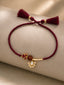 Nuyug Divine Red Kundan Rudraksha Rakhi Hamper