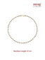Nuyug Golden rhythm matarmala chain -18 inches