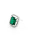Celeste Emerald Stud Earrings