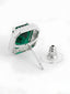 Celeste Emerald Stud Earrings