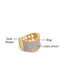 American Diamond Sovereign Shine Adjustable Ring