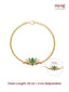 Nuyug Lotus Bhaiya Bhabhi Rakhi Set