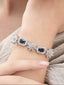 Sapphire Glint Diamond Adjustable Bracelet