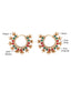 Kanika Floral Hoop Earrings
