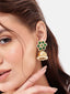 22K Gold Plated Panna Jhumki Earrings