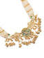 Gold Plated Emerald Garden Charm Choker Set