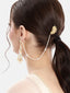 Sunehri Peacock Motif Ear Chain