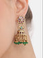 Gold Plated Aafreen Jhumki Earrings