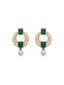 Emerald Aura Necklace Set