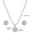 American Diamond Celeste Charm Pendant Set