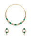 Emerald Aura Necklace Set