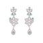 Rhodium Plated Mint Charm Necklace Set