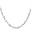 Rhodium Plated Soft Bloom Necklace Set