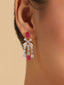 American Diamond Ruby Rhythm Necklace Set