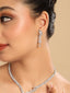 American Diamond Stellar Grace Necklace Set