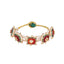 22K Gold Plated Red Serene Pochi Bangles