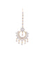American Diamond Crescent Charm Maang Tikka