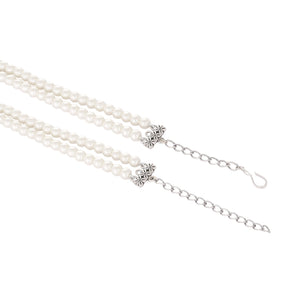 Ruby Elegance Pearl Choker