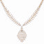 American Diamond Leaflet Spark Necklace Set