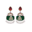 Rangrez Dual Tone Dangler Earrings